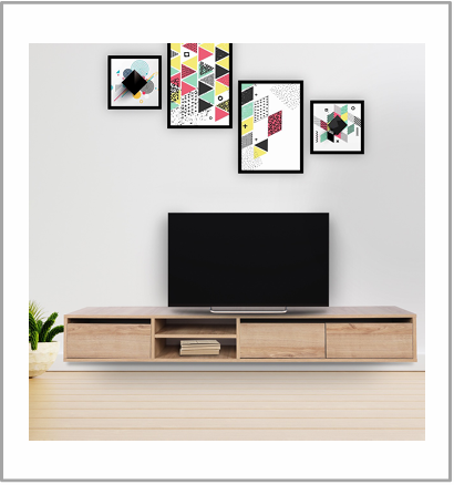 RUST TV STAND